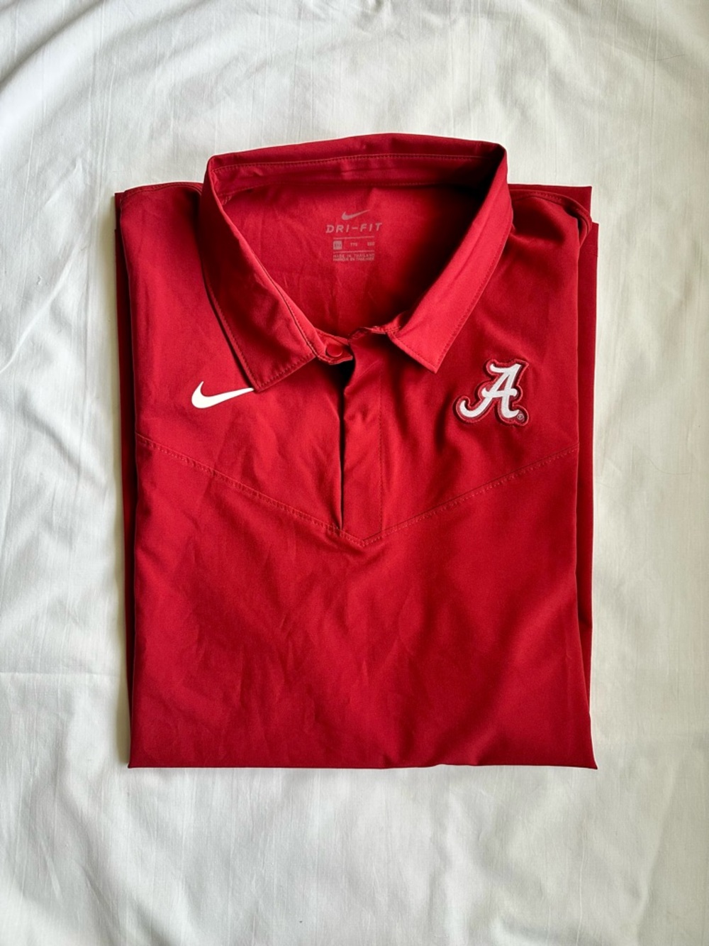 Nike Dri-FIT UPF 40 Alabama Crimson Tide Red Polo Shirt SZ XXL New with tags